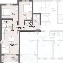 Апартамент 5, Етаж 2 (Блок 1)